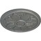 Ekena Millwork Kaya Ceiling Medallion (Fits Canopies up to 5 1/4"), Hand-Painted Silver, 23 5/8"OD x 1 1/2"P CM23KASLS - alternate 4